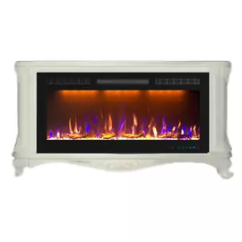 Электрокамин с широким очагом 2D Glenrich