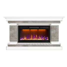 Электрокамин с широким очагом 2D Glenrich