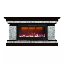 Электрокамин с широким очагом 2D Glenrich