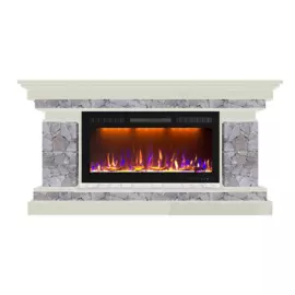 Электрокамин с широким очагом 2D Glenrich