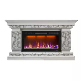Электрокамин с широким очагом 2D Glenrich