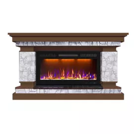 Электрокамин с широким очагом 2D Glenrich