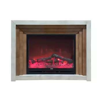 Электрокамин с широким очагом 2D Glenrich