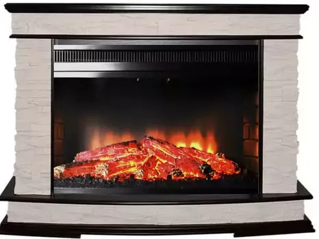 Электрокамин с широким очагом 2D InterFlame