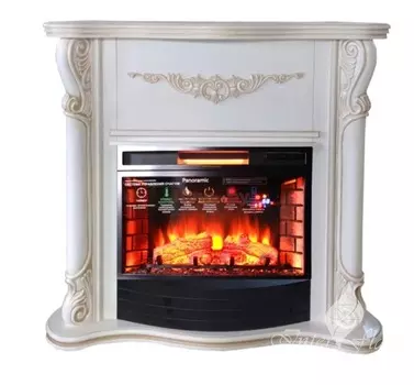 Электрокамин с широким очагом 2D InterFlame