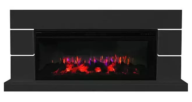 Электрокамин с широким очагом 2D InterFlame