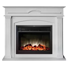 Электрокамин с широким очагом 2D Real-Flame