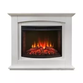 Электрокамин с широким очагом 2D Real-Flame