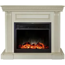 Электрокамин с широким очагом 2D Real-Flame