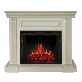 Электрокамин с широким очагом 2D Real-Flame