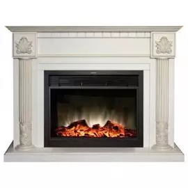 Электрокамин с широким очагом 2D Real-Flame