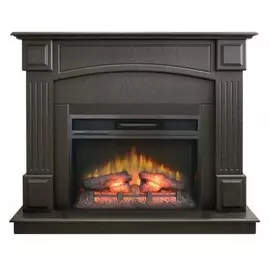 Электрокамин с широким очагом 2D Real-Flame