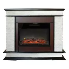 Электрокамин с широким очагом 2D Real-Flame