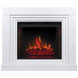 Электрокамин с широким очагом 2D Real-Flame