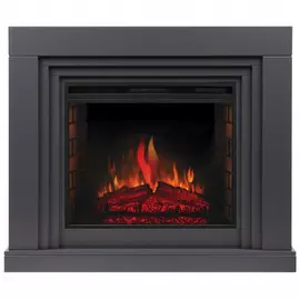 Электрокамин с широким очагом 2D Real-Flame