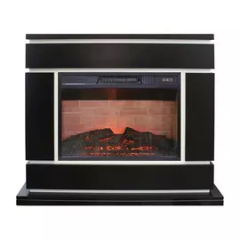 Электрокамин с широким очагом 2D Real-Flame