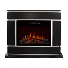 Электрокамин с широким очагом 2D Real-Flame