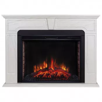 Электрокамин с широким очагом 2D Real-Flame