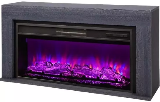 Электрокамин с широким очагом 2D Real-Flame