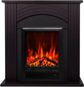 Электрокамин с широким очагом 2D Real-Flame