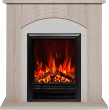 Электрокамин с широким очагом 2D Real-Flame