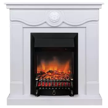 Электрокамин с широким очагом 2D Real-Flame