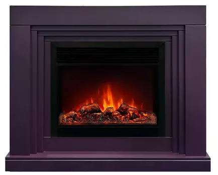 Электрокамин с широким очагом 2D Real-Flame