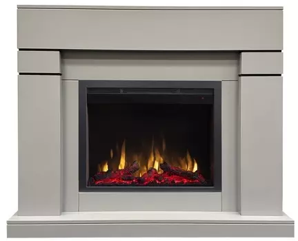 Электрокамин с широким очагом 2D Real-Flame