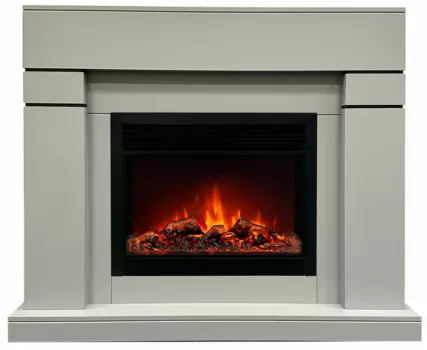 Электрокамин с широким очагом 2D Real-Flame