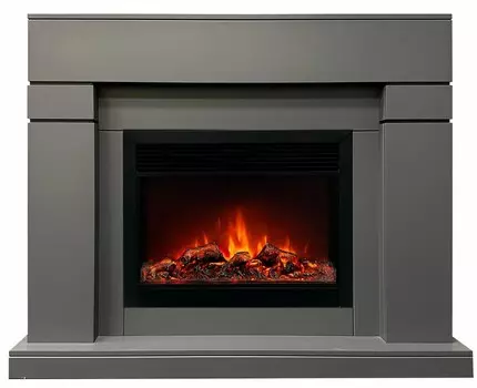 Электрокамин с широким очагом 2D Real-Flame