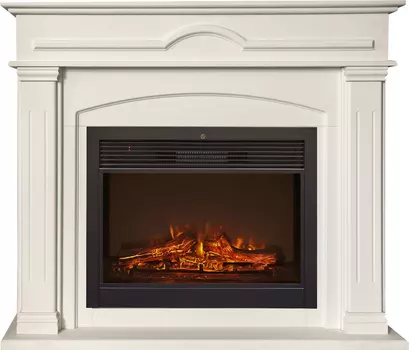 Электрокамин с широким очагом 2D Real-Flame