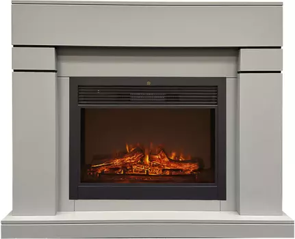 Электрокамин с широким очагом 2D Real-Flame