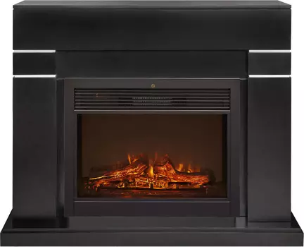 Электрокамин с широким очагом 2D Real-Flame