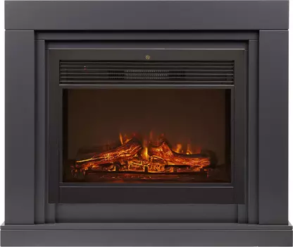 Электрокамин с широким очагом 2D Real-Flame