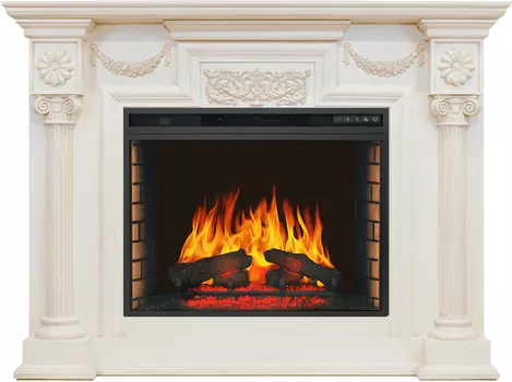 Электрокамин с широким очагом 2D Royal Flame