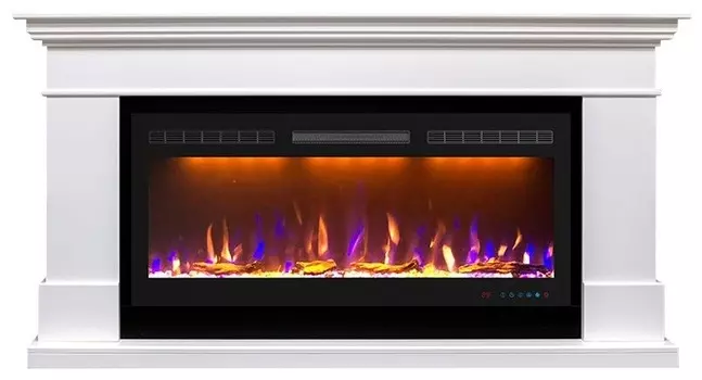 Электрокамин с широким очагом 2D Royal Flame