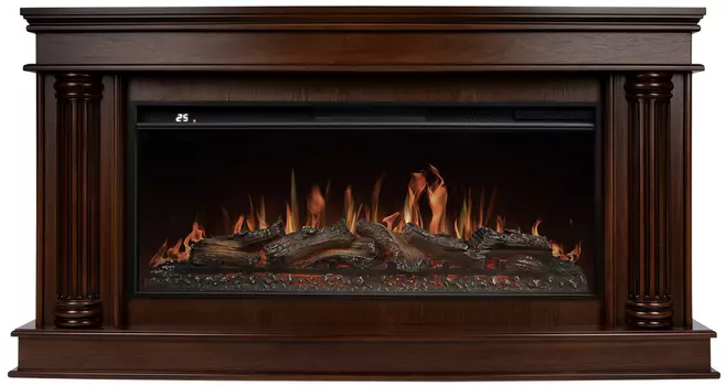 Электрокамин с широким очагом 2D Royal Thermo