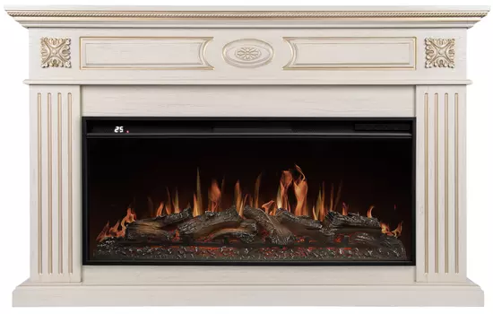 Электрокамин с широким очагом 2D Royal Thermo