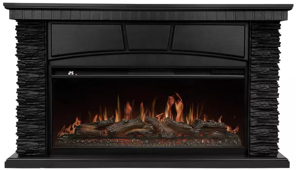 Электрокамин с широким очагом 2D Royal Thermo