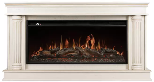 Электрокамин с широким очагом 2D Royal Thermo