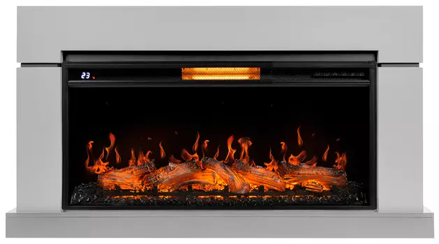 Электрокамин с широким очагом 2D Royal Thermo