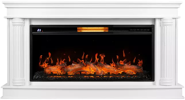 Электрокамин с широким очагом 2D Royal Thermo