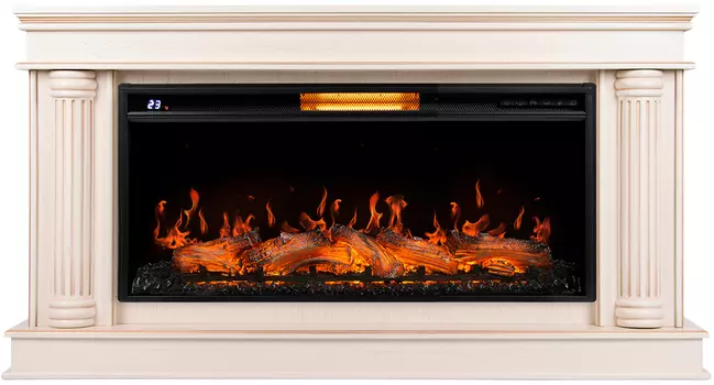 Электрокамин с широким очагом 2D Royal Thermo