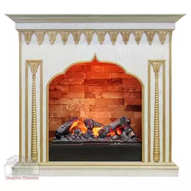 Электрокамин с широким очагом 3D Dimplex