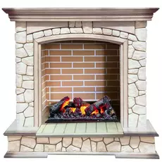 Электрокамин с широким очагом 3D Dimplex