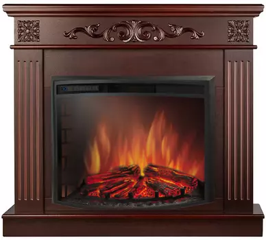 Электрокамин с широким очагом 3D Electrolux