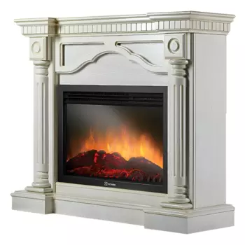 Электрокамин с широким очагом 3D Electrolux