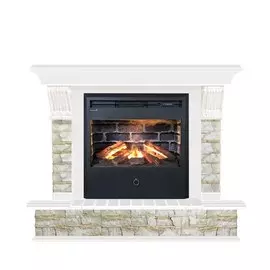 Электрокамин с широким очагом 3D Glenrich