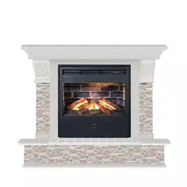 Электрокамин с широким очагом 3D Glenrich