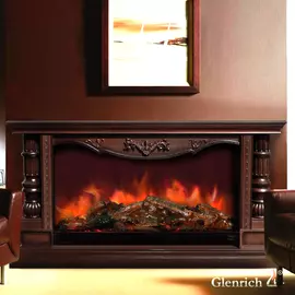 Электрокамин с классическим очагом 3D Glenrich